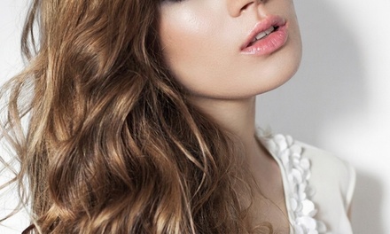 Partial Highlights or Single Process Color with Shampoo, Deep Condition, and Sty - Lindsey inside Sola salon suites