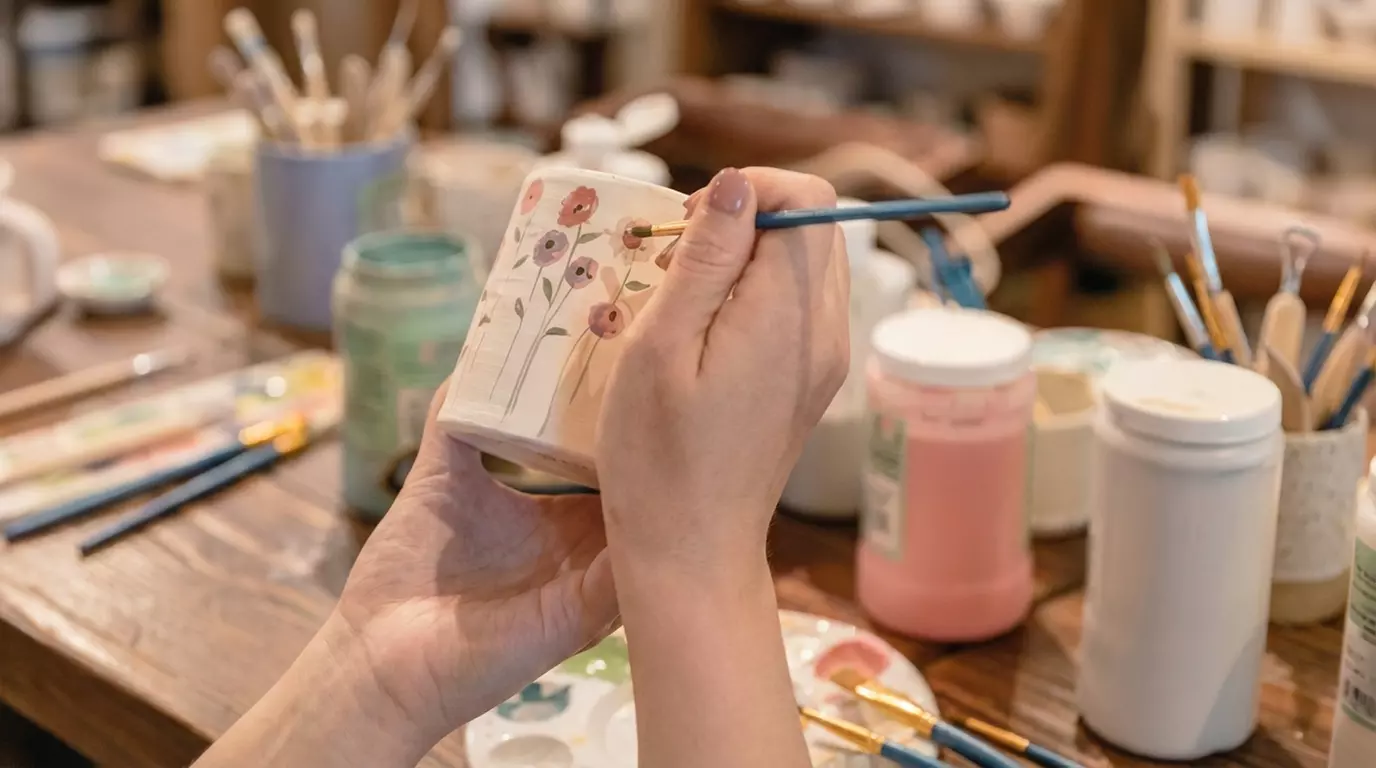 Taller de torno de 2 horas con decoración y esmaltado para 1 o 2