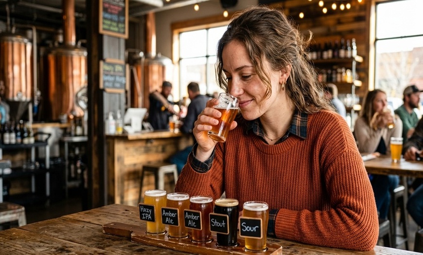 Image 5: Enjoy a Tasting Flight and Pint Experience for Any Group Size