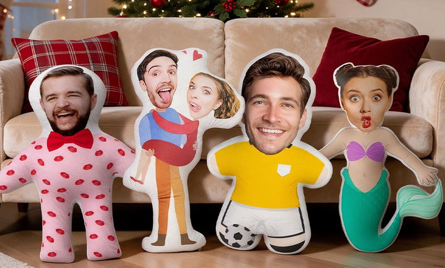 Image 3: Up to 81% Off Personalized Face Pillows from Justyling