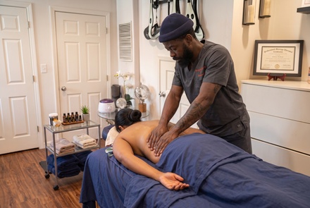 60-Minute Swedish Massage Package with Hot Stones, Aromatherapy & Hot Towels - Massage By Emmanuel