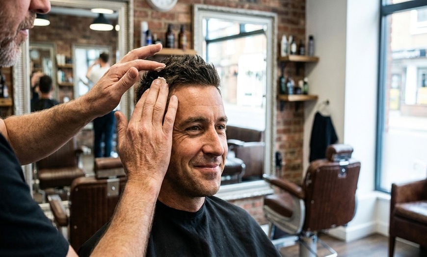 Image 5: Men's Haircuts, Fades, Bleach & Tone, & Braids for a Refined Look
