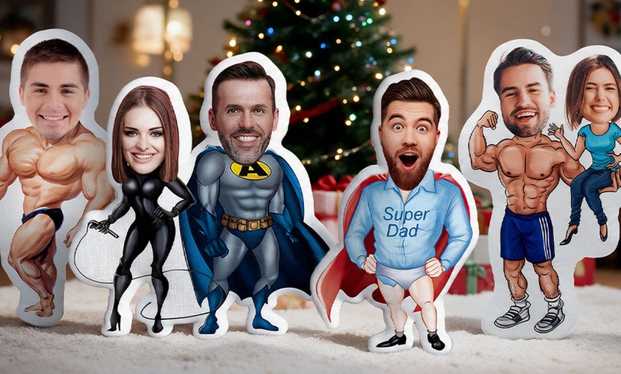 Image 6: Up to 81% Off Personalized Face Pillows from Justyling