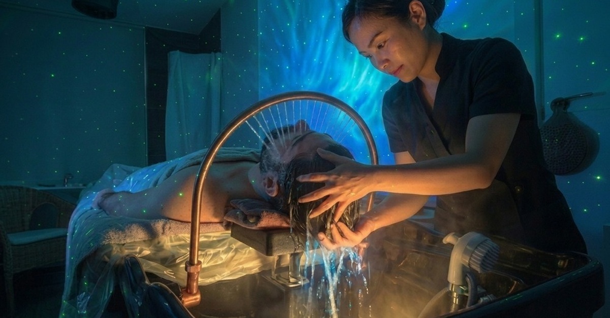 Ritual de head spa japonés y cuidado del cuero cabelludo en Valencia