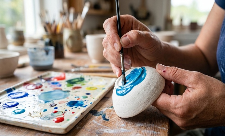Image 2: Explore Your Creativity with Premade Ceramic Painting