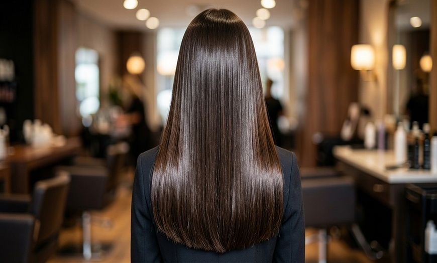Image 2: Keratin Treatment w/ Optional Haircut, Shampoo Conditioner, & Blow Dry