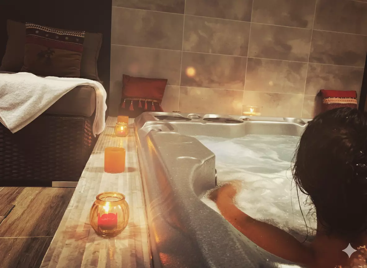 Rituels orientaux, hammam et bain à remous en espace privatif