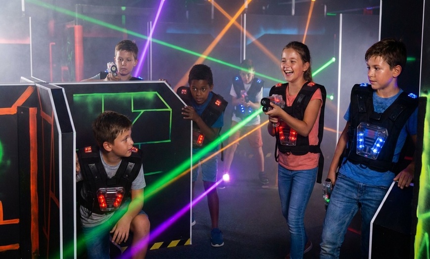 Image 2: Create Endless Fun: Unlimited Skating, Laser Tag, and Playground Time