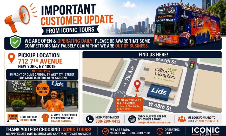 Image 2: Downtown NYC Hop-On Hop-Off Bus Tour with Unlimited Stops