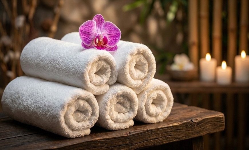 Image 6: 50-Min Deep Tissue/Swedish Massage w/ Warm Stone, Aromatherapy or More