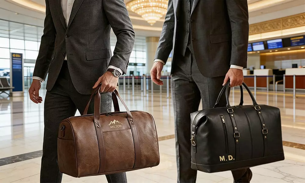 Personalized Duffel Bags by Yes Bobbleheads