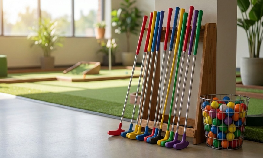 Image 2: Discover Indoor Mini Golf in a Welcoming Atmosphere at Lessard Lanes
