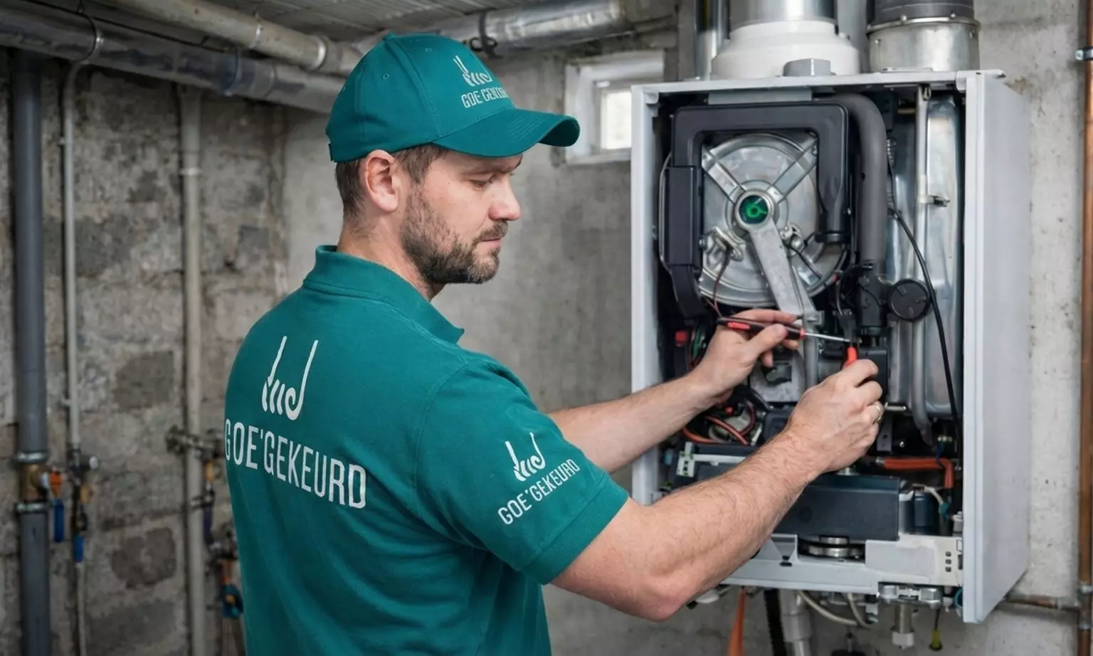 Entretien bisannuel, contrôle de chaudière à gaz inclus