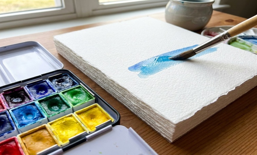 Image 3: 1 month of art classes for kids and adults: 4 classes a month