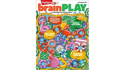One-Year Print Subscription to brainPLAY Magazine - Blue Dolphin Magazines