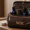 Image 2: Travel in Style With Personalized Vegan-Friendly Leather Toiletry Bag (Up to 85% Off)