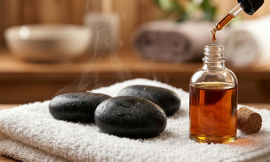 Image 6: Upgraded Full-Body Massage: Deep Tissue, Hot Stones & Essential Oils