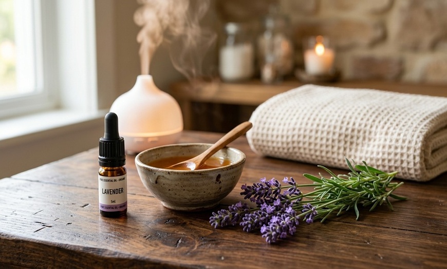 Image 2: Relax with 60- or 90-Minute Couple's Massage with Aromatherapy