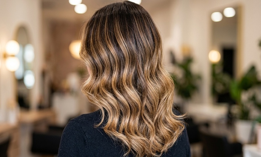 Image 2: Women's Haircut & Style with Deep Conditioning with Optional Balayage