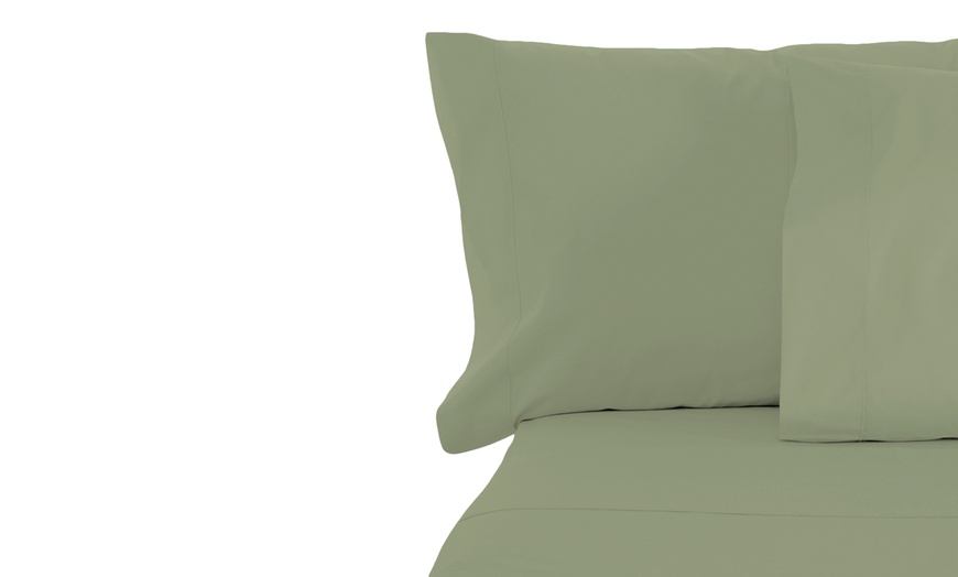 Image 10: 6 Piece 4 Pillowcases 1800 Series Cotton Feel Bamboo Cool Deep Pocket Sheet Sets