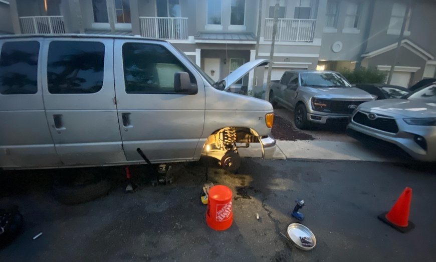 Image 4: Mobile Brake Service: Inspection, Pad/Rotor & Tire Rotation