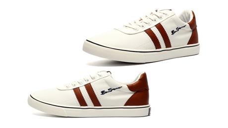 Ben Sherman White Ben Sherman Original Dexxy Trainers Mens - Size 11