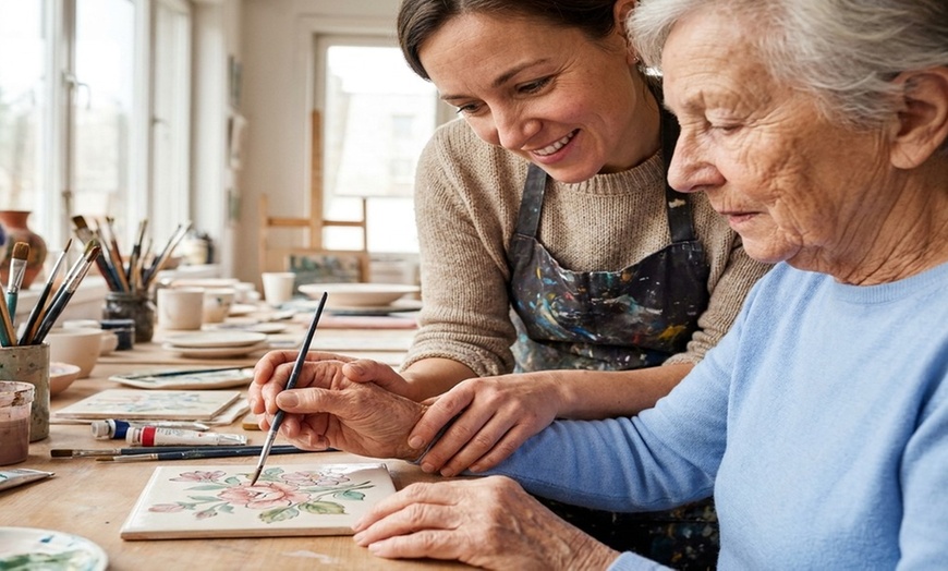 Image 7: Pottery Painting Course: Take Home Your Art Same Day
