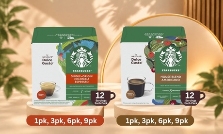 Nescafe Starbucks Coffee Pods Colombia Espresso 1 Box- 12 Capsules, Brown