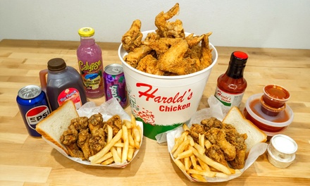 $25 to spend on food and drink - Harolds Chicken
