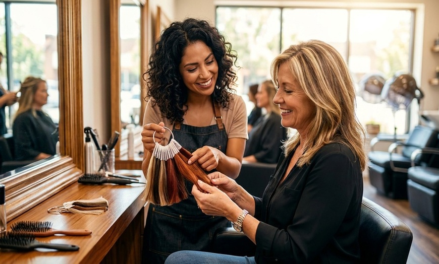 Image 3: Experience Luxurious Salon Ambiance and Cutting-Edge Hair Services