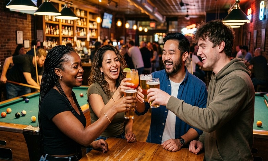 Image 2: Enjoy 2 Hours of Pool and Drinks for Up to Four People