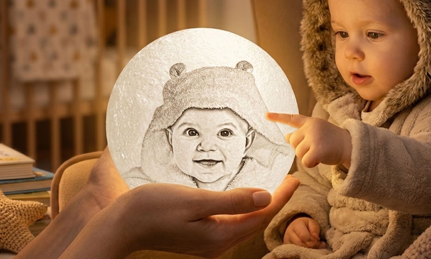 Image 9: 86% Off Personalized Moon Lamp from Justyling