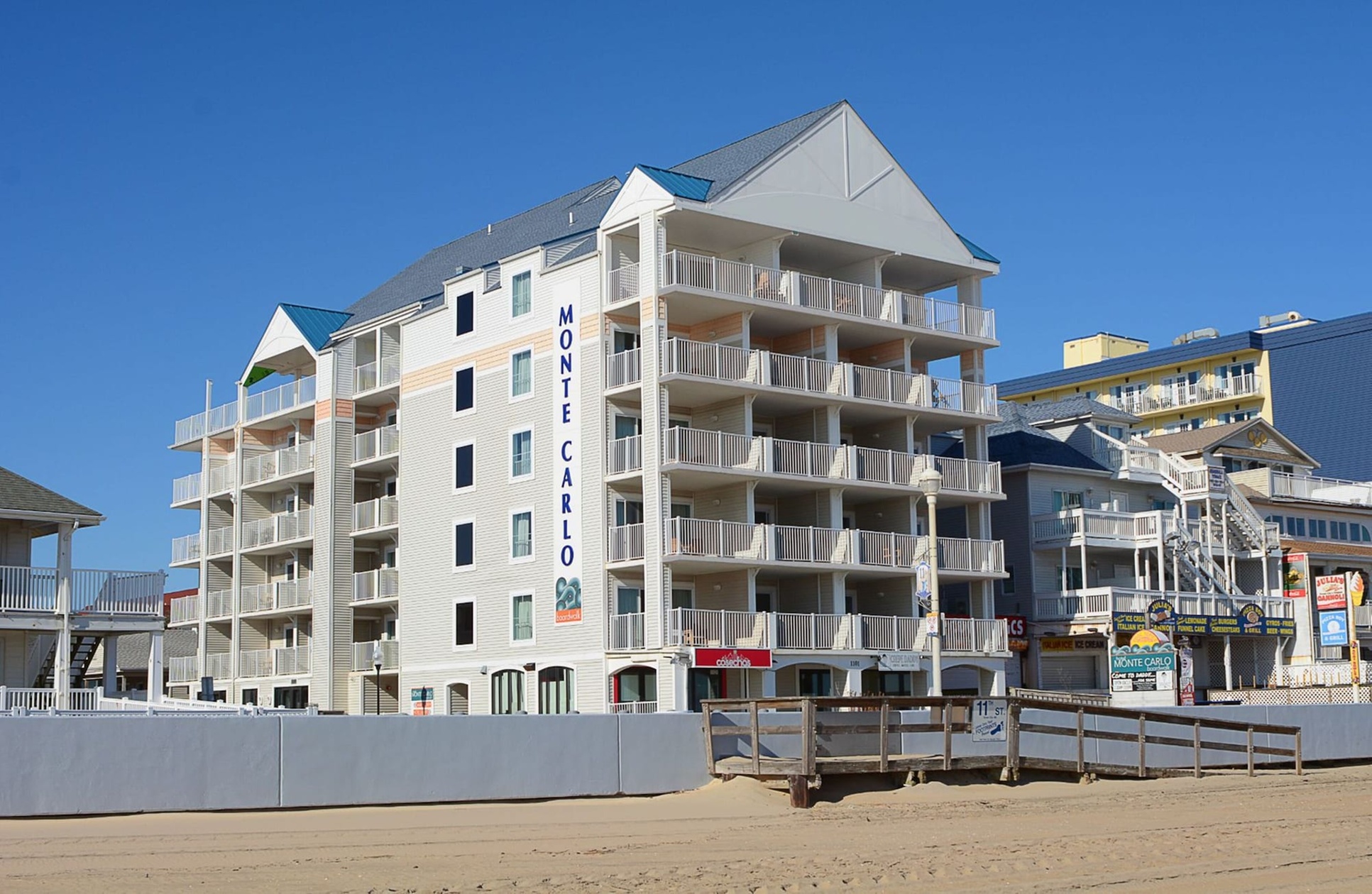 Monte Carlo Boardwalk Oceanfront Ocean City