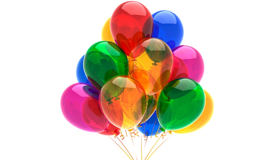 Image 1: 20 Helium Balloons