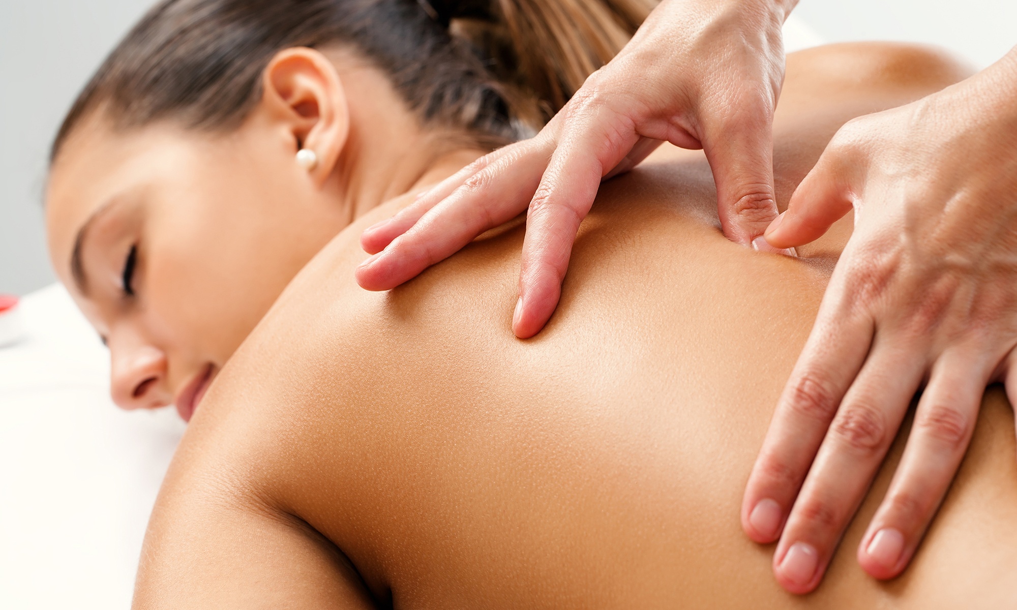 60- or 90-Min Deep Tissue/Acupressure Massage with Hot Stone