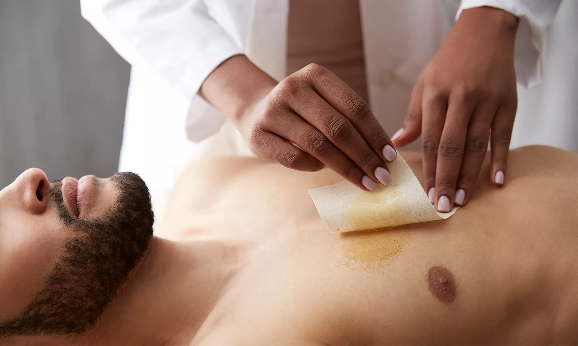 One Men's Chest, Back, or Half Leg Wax at The Skin and Waxing Studio (Up to 55% Off) - Primary Image