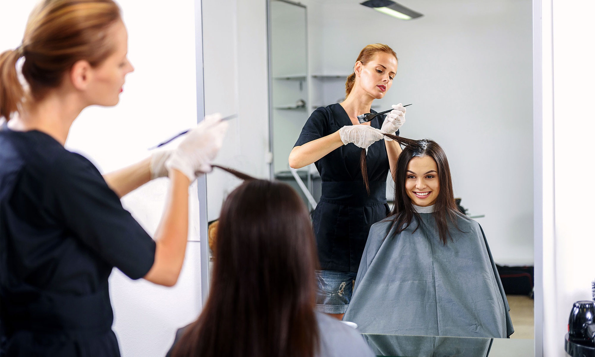 Retouch to Cover Greys Includes Wash and Style at A&P House of Beauty (Up to 50% Off)
