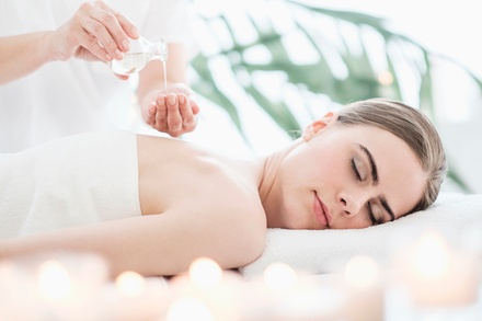 One 25 Min Combination Hot Stone With Essential Oil Full Body Massage And 25 Min Foot Massage - Relaxation Stop