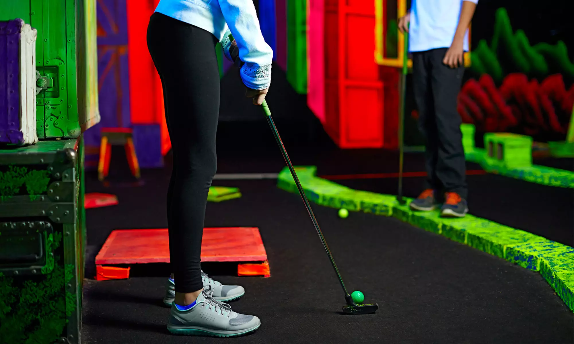 5 or 10 Drop-In Visits or a Kids' Birthday Party at Jumping Jacks Indoor Playground & Mini Golf (Up to 50% Off) - Primary Image