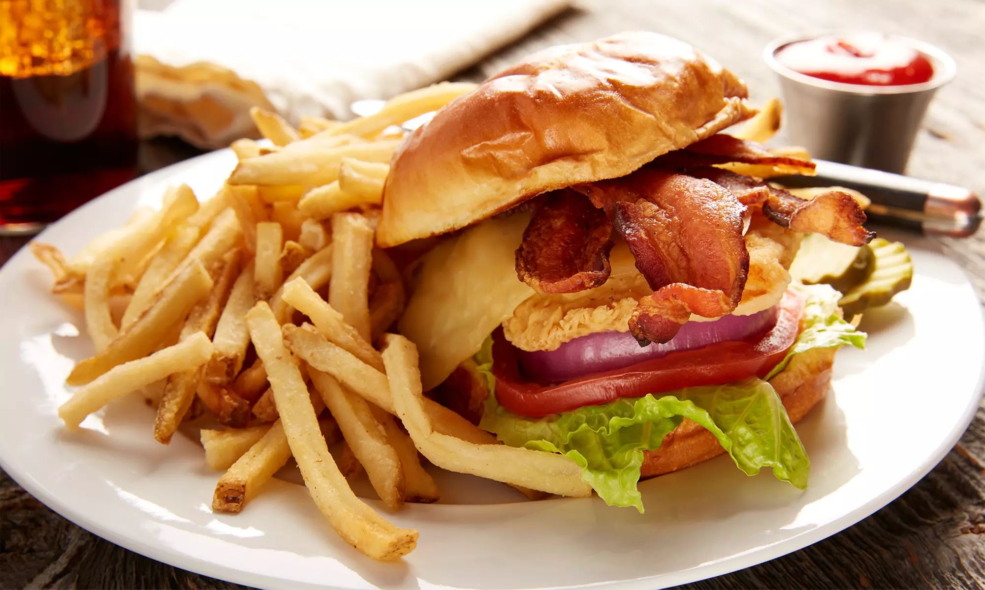 Feast on Crispy Chicken or Nashville Hot Chicken Sandwiches and Fries