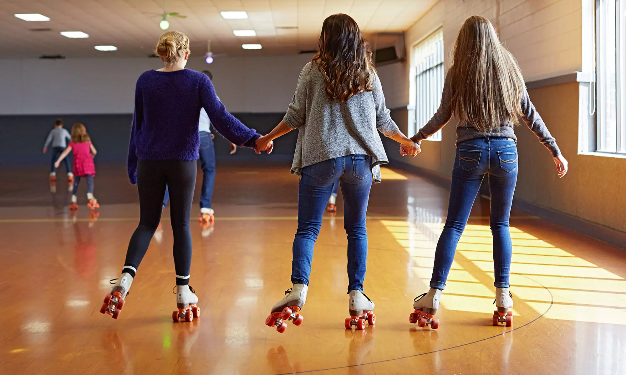 Admission and Skate Rental for 4 or Birthday Party Package for 10 at TraXside Skating (Up to 44% Off) - Primary Image