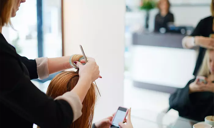 Get a Stylish Haircut, Blowdry, Conditioning with Up Style