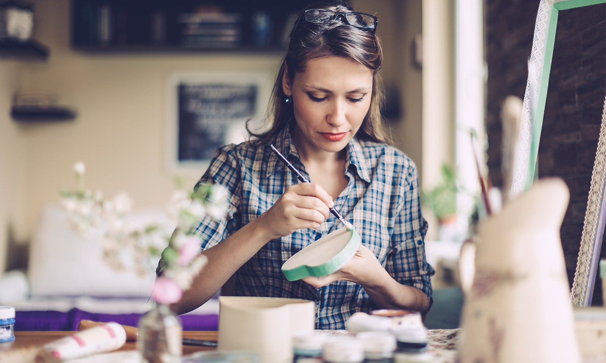 BYOB Paint Pottery, Ceramic Dildos, Bottles Workshop, & More For 1/2