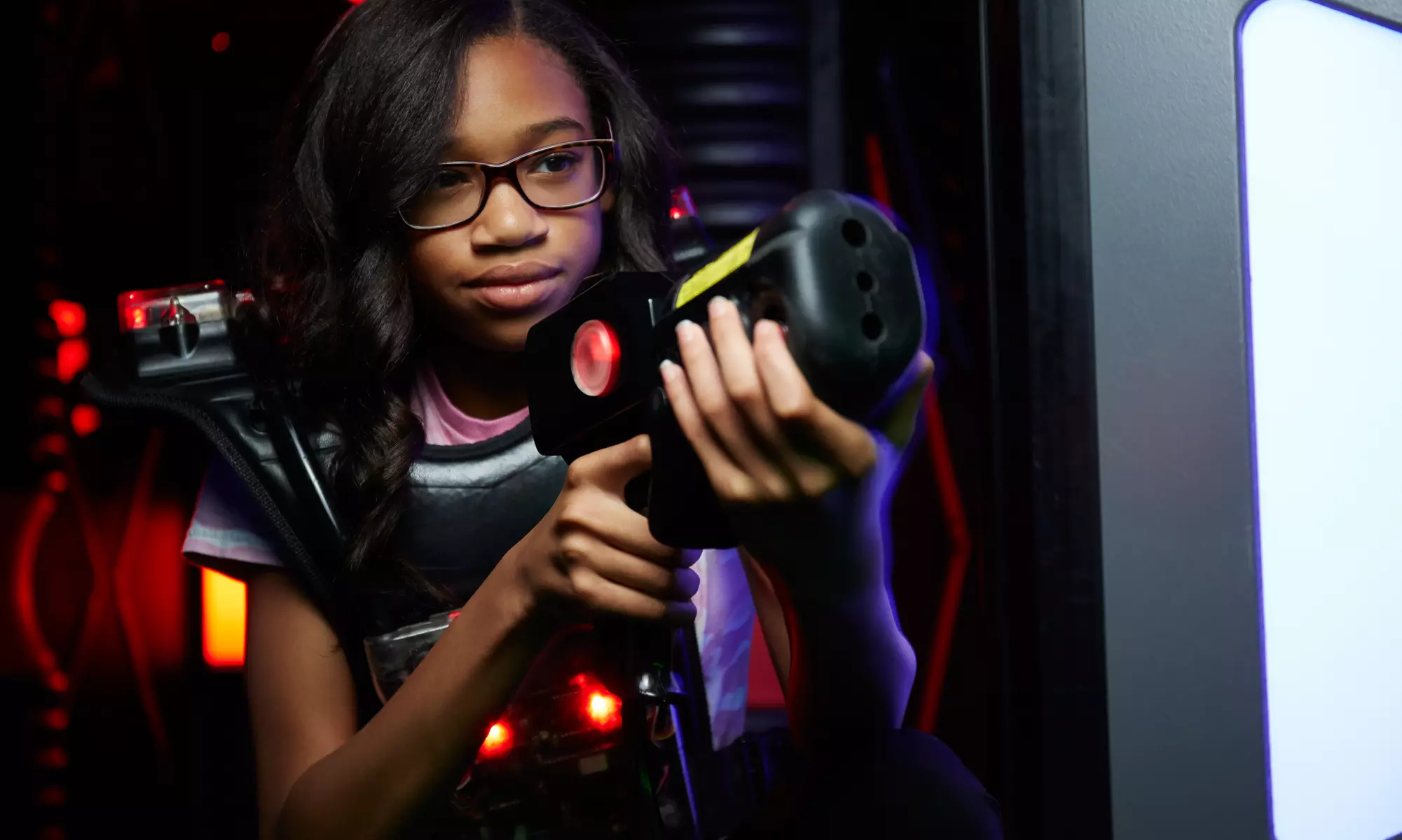 $20 for Four Laser Tag Games and Unlimited Beverages at Laser Voyage Cafe ($25 Value) - Primary Image