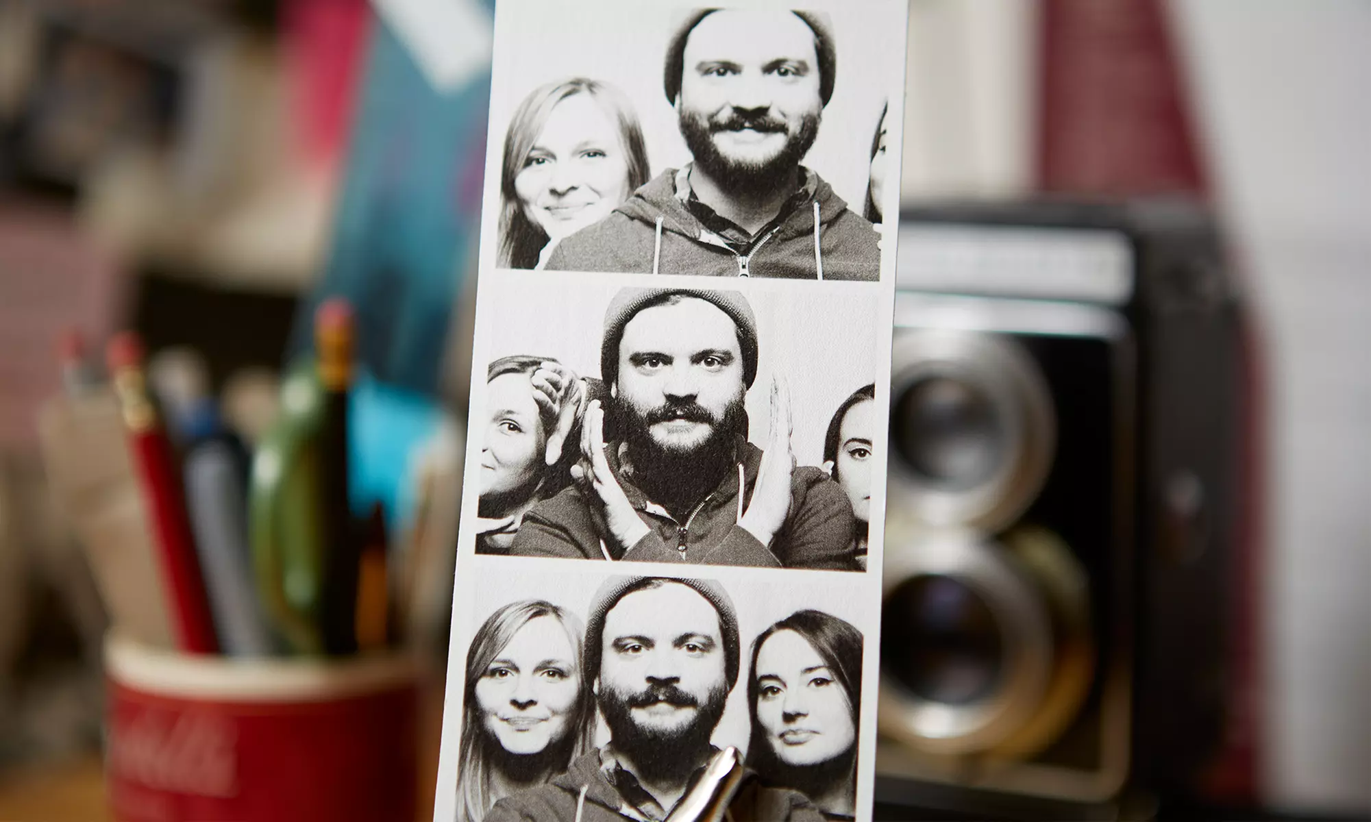 2- or 4-Hour Photo Booth Rental with Prints, Attendant, and Props from Stay Golden Photo Booth (Up to 55% Off) - Primary Image