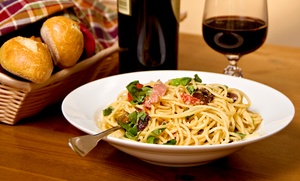 Vincenzo's Restaurant: Two-Course Italian Meal with a Glas of Wine for Two or Four at Vincenzo's Restaurant (Up to 50% Off)