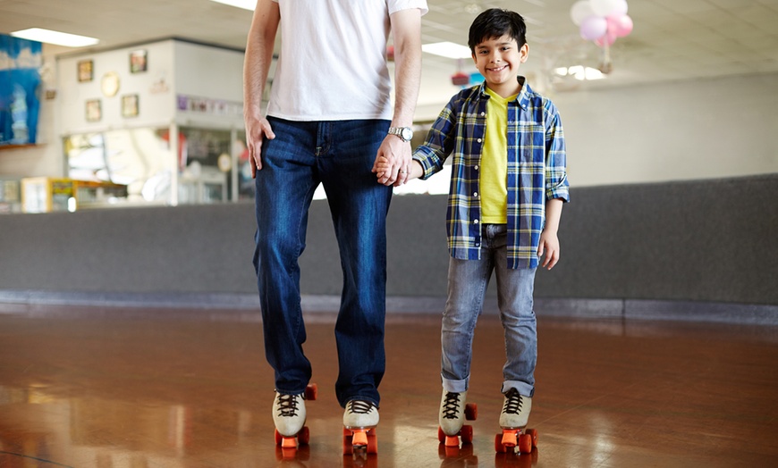 Image 1: Up to 52% Off Skate Admission w/ Rental at Sunrise Rollerland