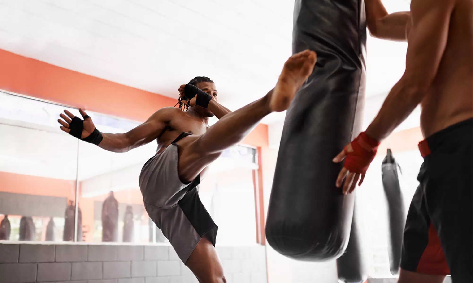 One Month of Unlimited Fitness Kickboxing Classes for One or Two at Rumble Training Center (up to 67% Off) - Primary Image