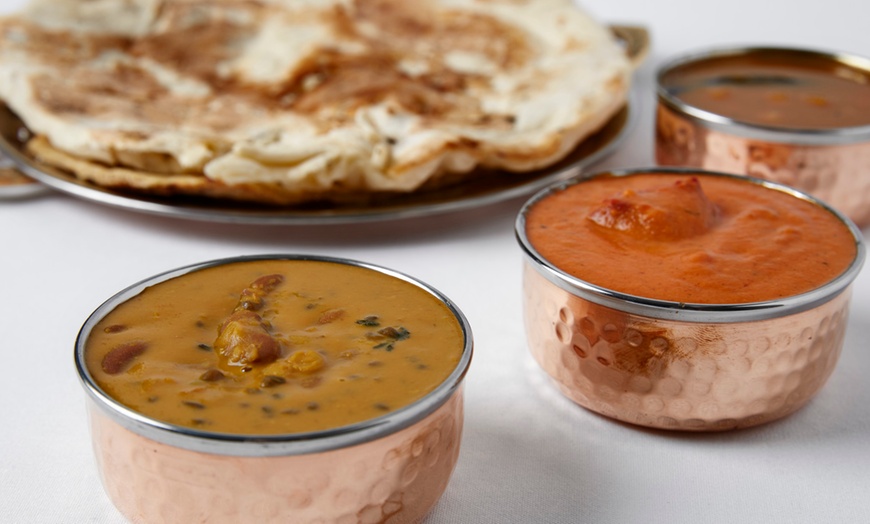 Image 1: Three-Course Indian Meal for Two