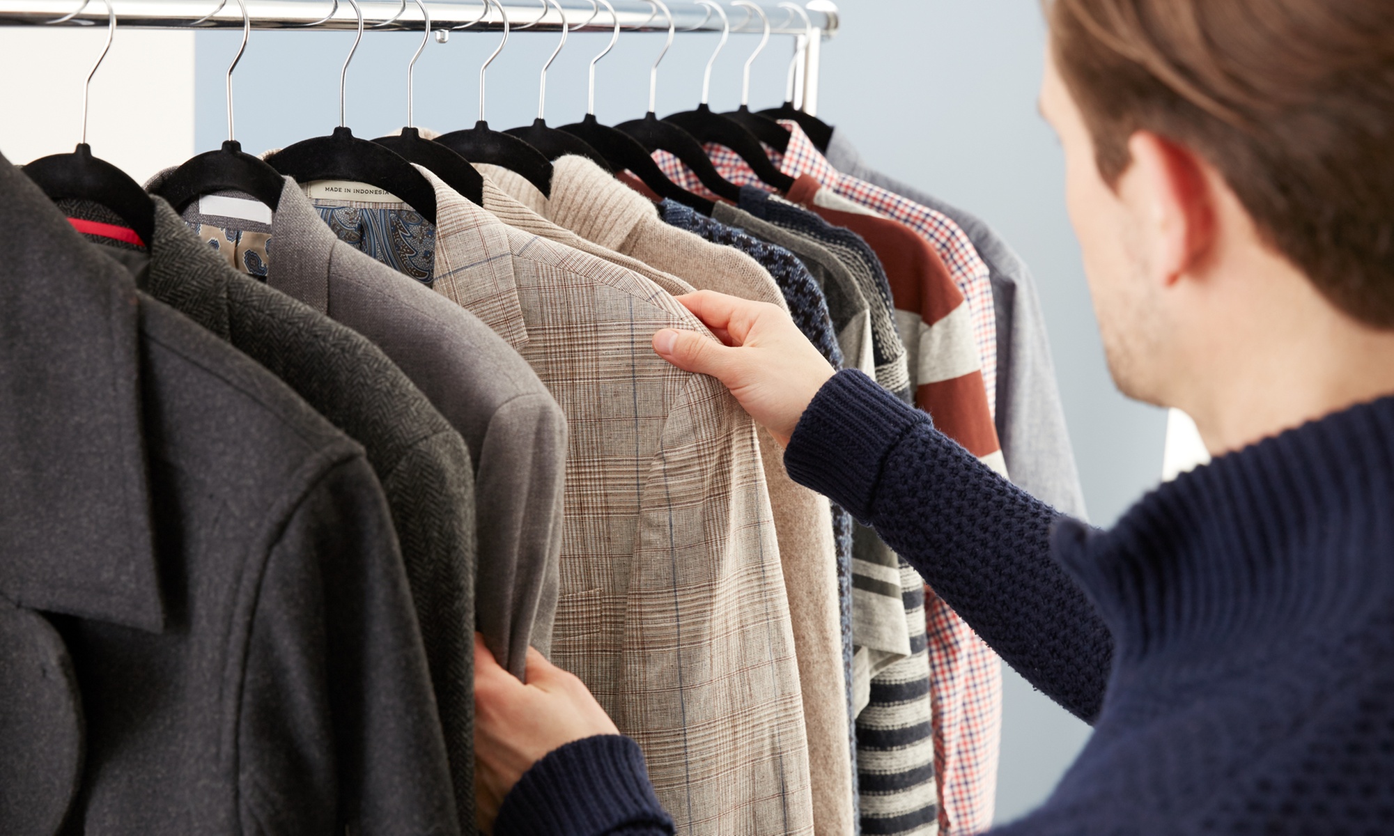 Explore Range of Suits & Accessories: $20 /$50 worth of Men's Clothing
